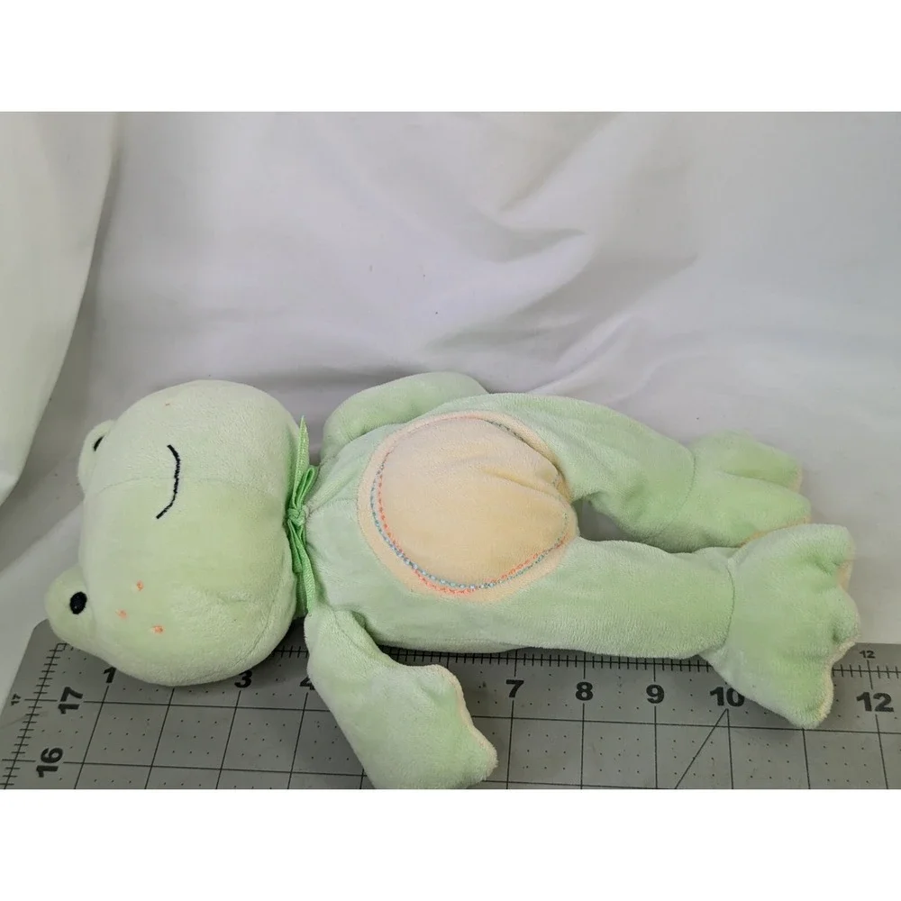Carters Just One Year Green Frog Plush 11 Inch Kids Preferred Stuffed Animal Toy